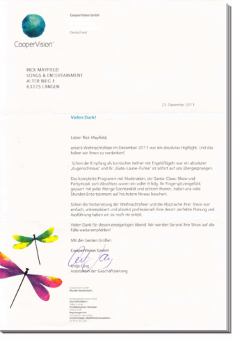 Komischer Kellner Frankfurt - Rick Mayfield Entertainment - Referenzen 10