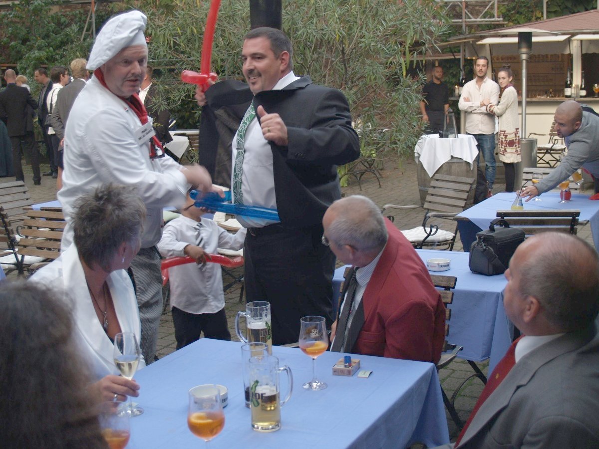 Comedy-Kellner Frankfurt Hochzeit