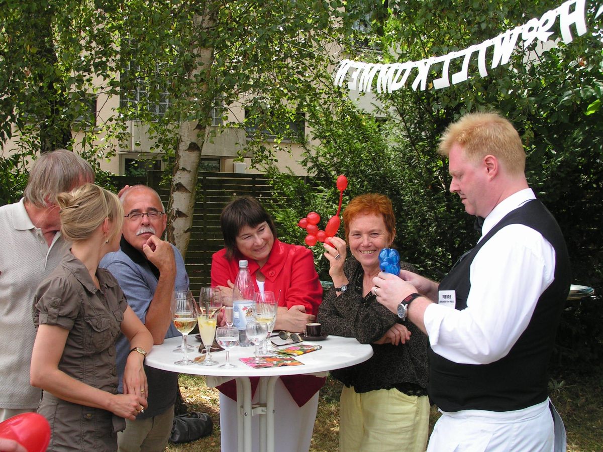 Comedy-Kellner Frankfurt Geburtstagsfeier
